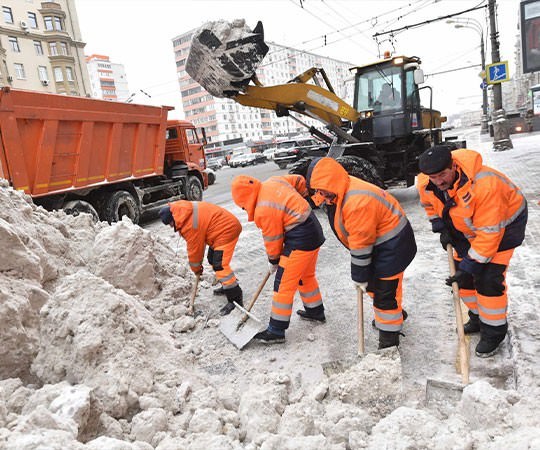 Уборка снега в Чебоксарах и  Чувашской республике